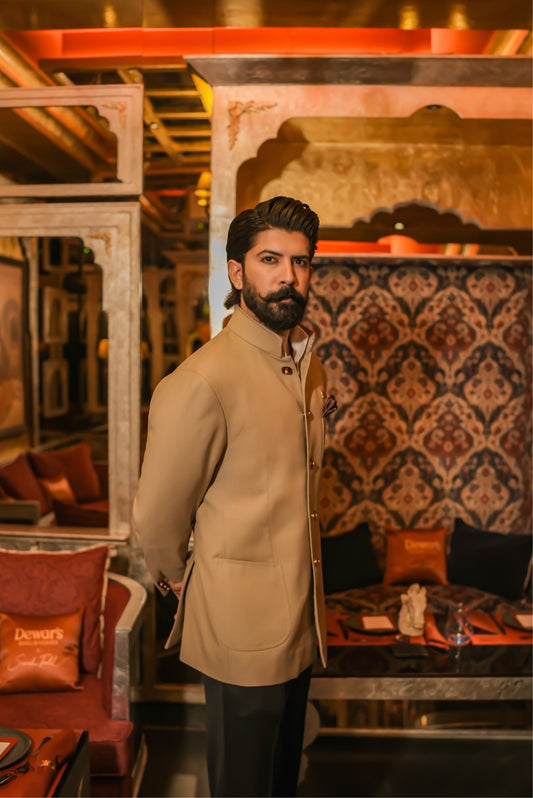 The Sandstone bandhgala suit