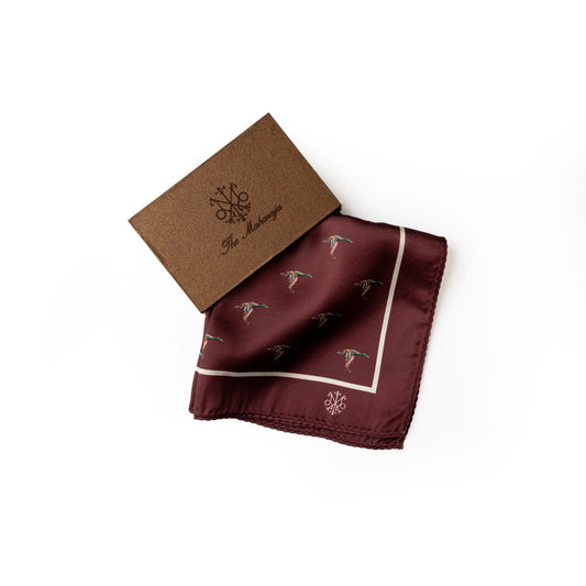 Maharaja Mallard Flight Silk Pocket Square
