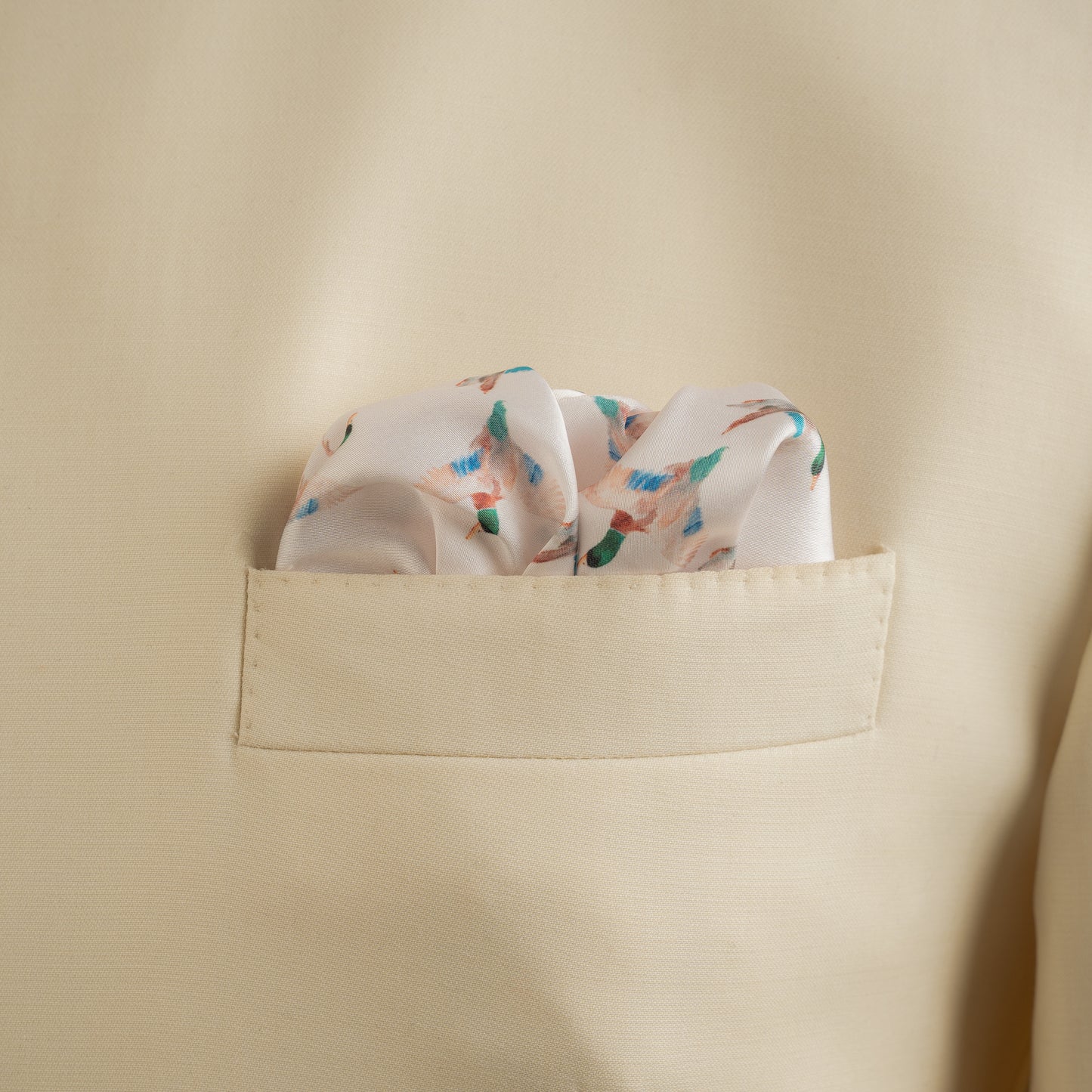 Maharaja Mallard Silk Pocket Square