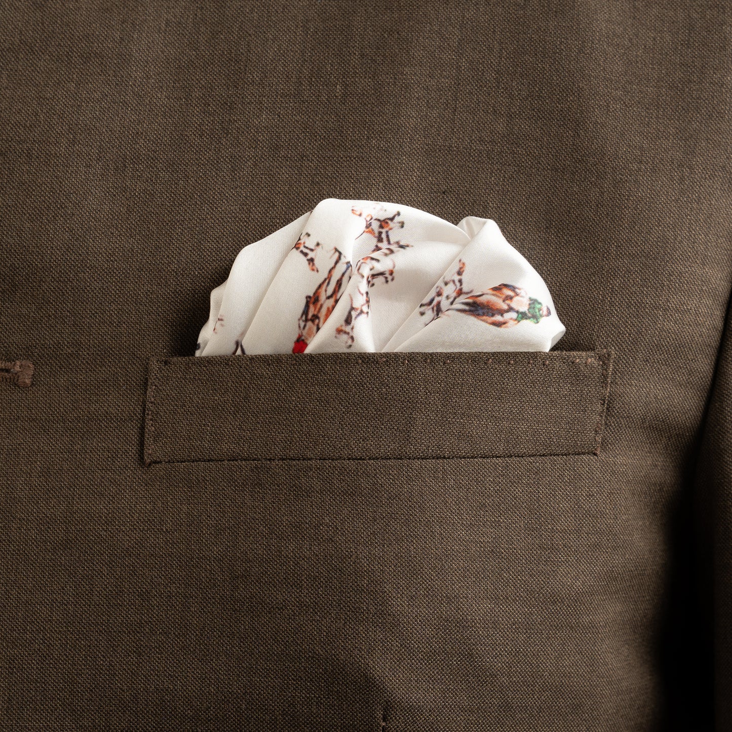Maharaja Royal Hunt Silk Pocket Square