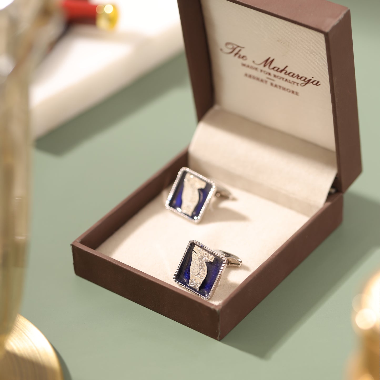 Shahi Neel - Cufflinks by TMMFR