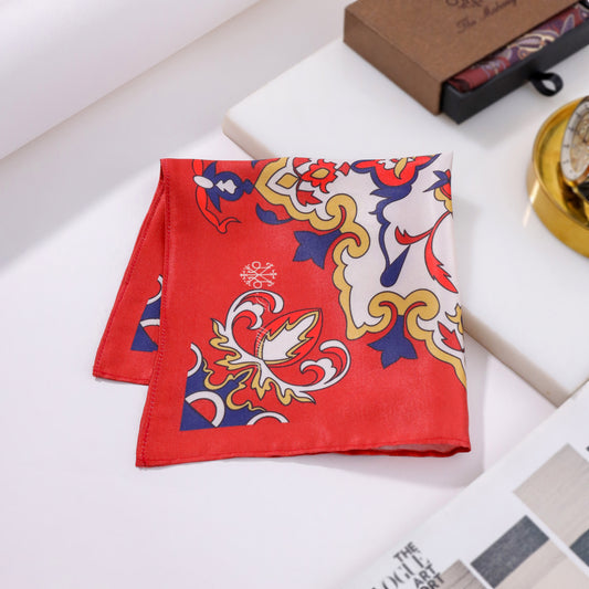 Classic Crimson - Pocket Square by TMMFR