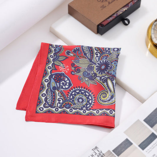 Regal Paisley - Pocket Square By TMMFR
