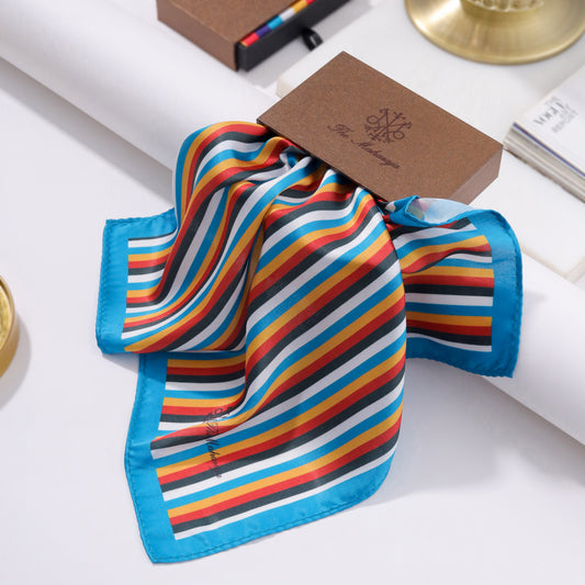 Marina Blue - Pocket Square BY TMMFR