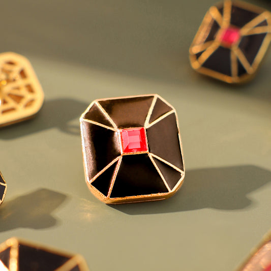 Midnight Ruby - Buttons By TMMFR