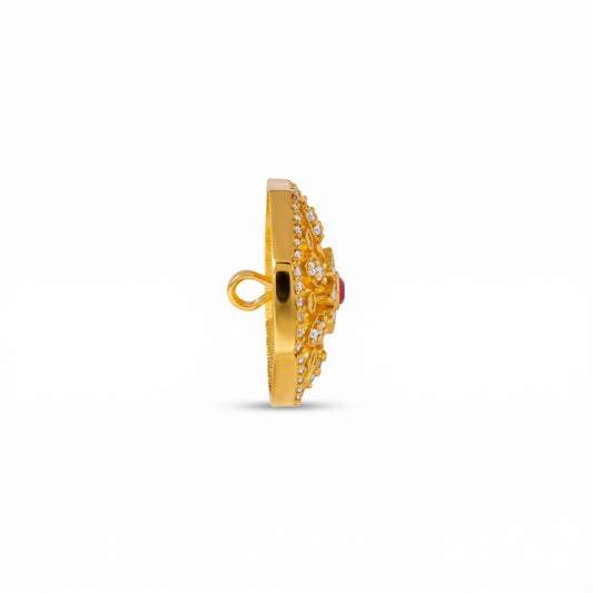The Noor-e-Rosette Button