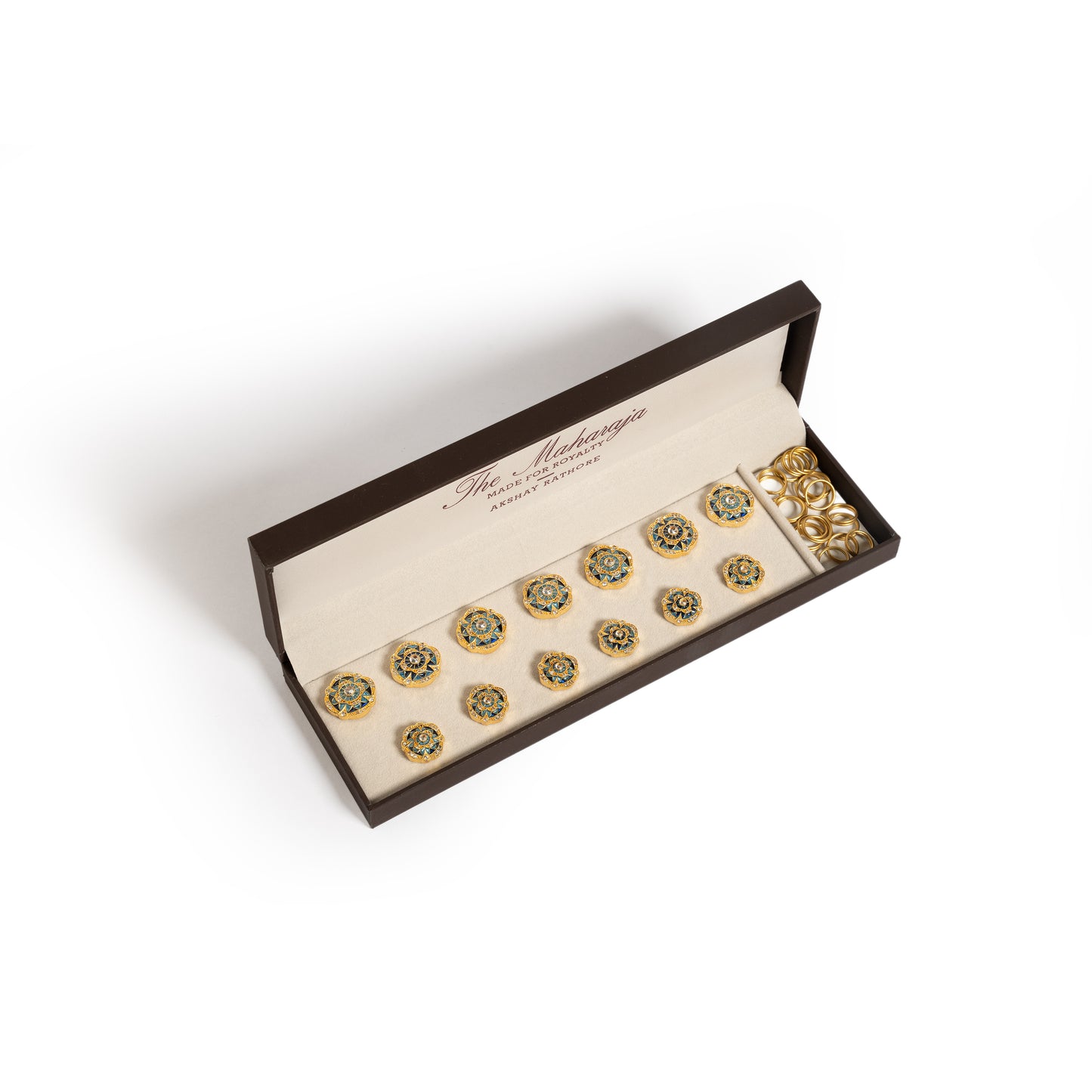 The Shamsa Meenakari Button