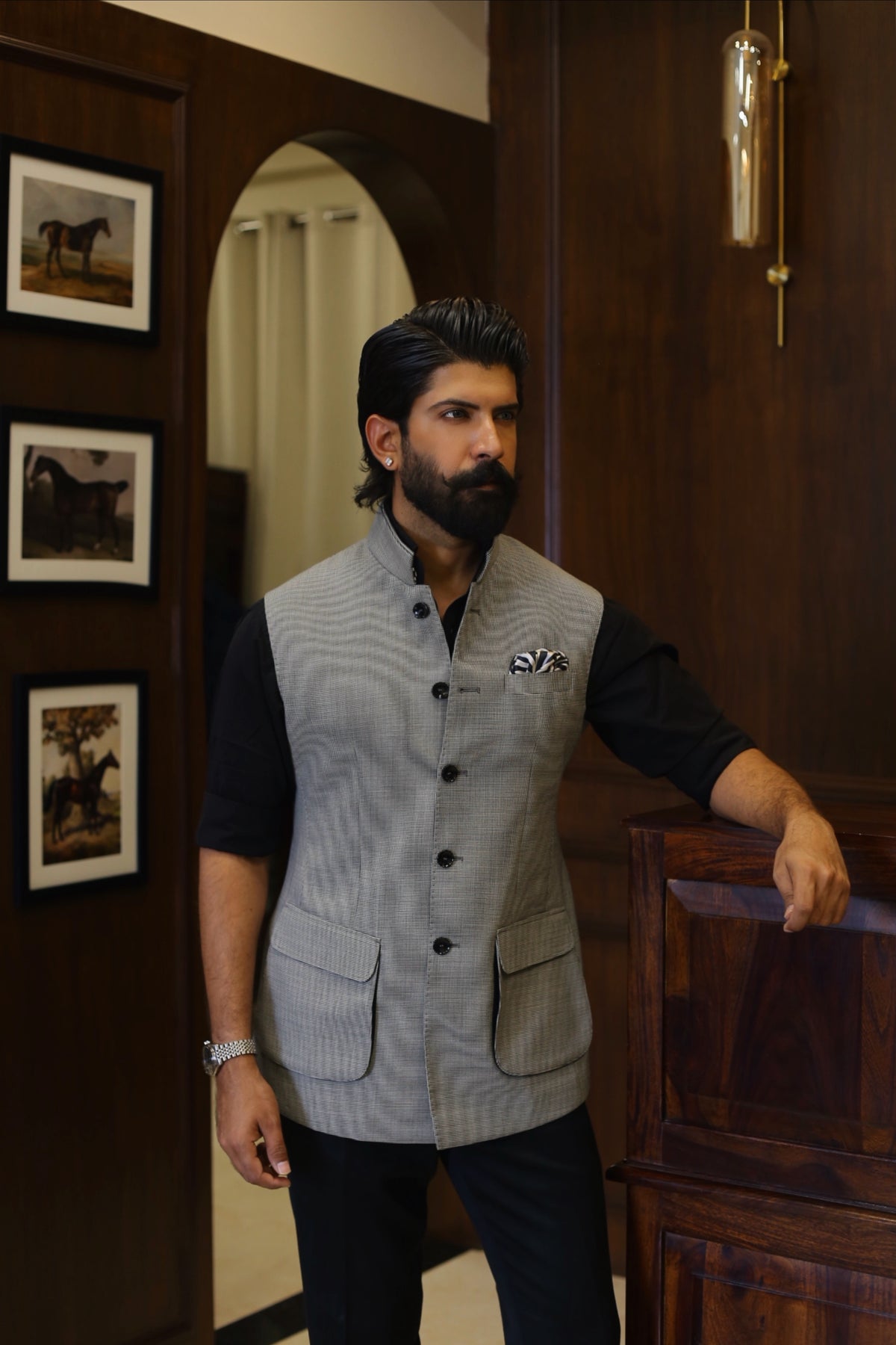 The Sovereign Check Half Jacket