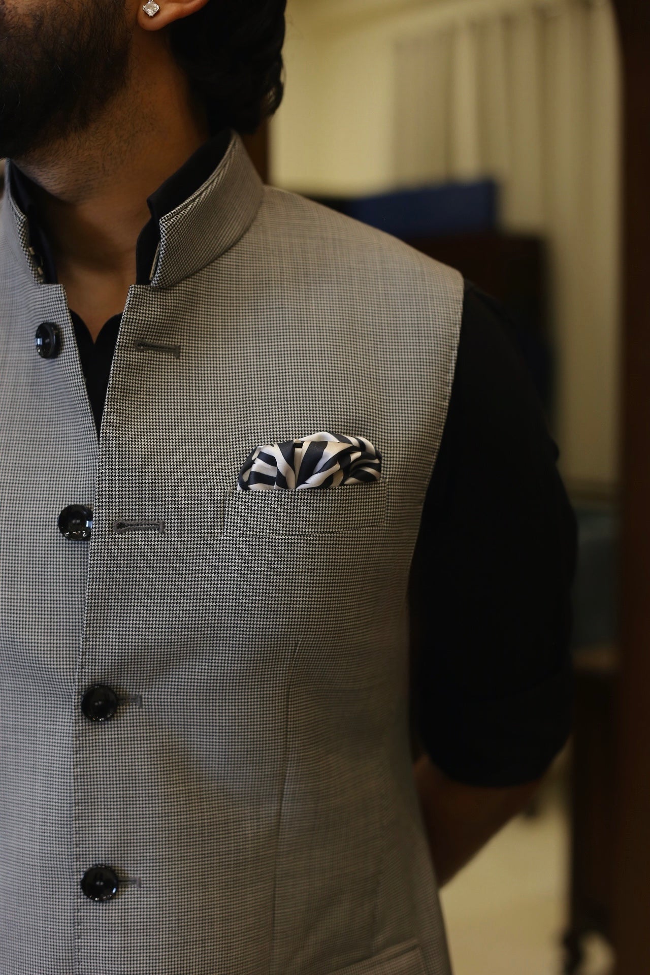 The Sovereign Check Half Jacket