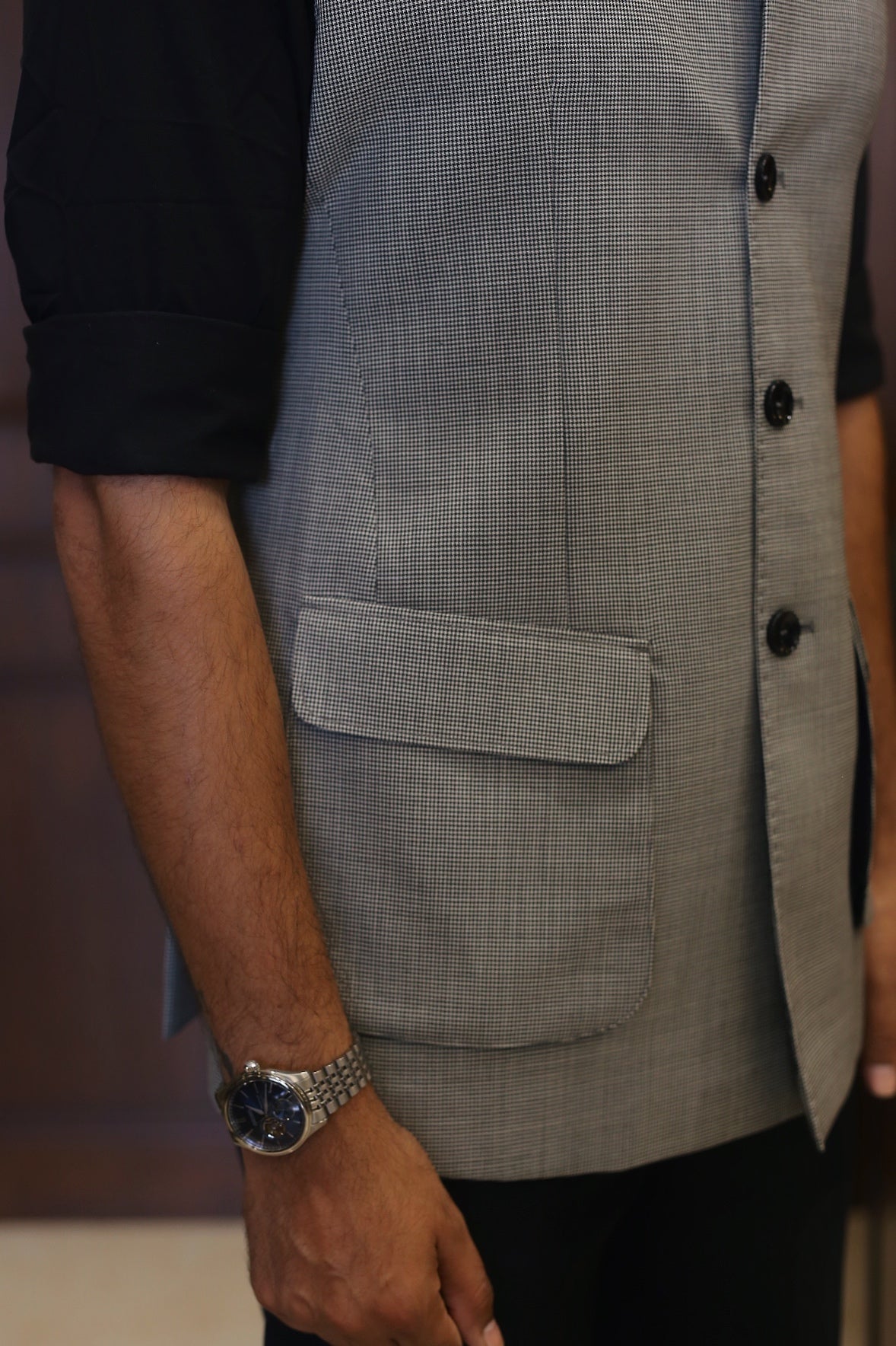 The Sovereign Check Half Jacket