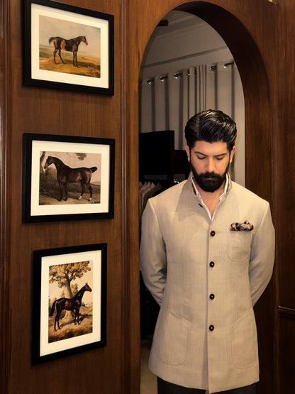 Hand stitched bandhgala suit