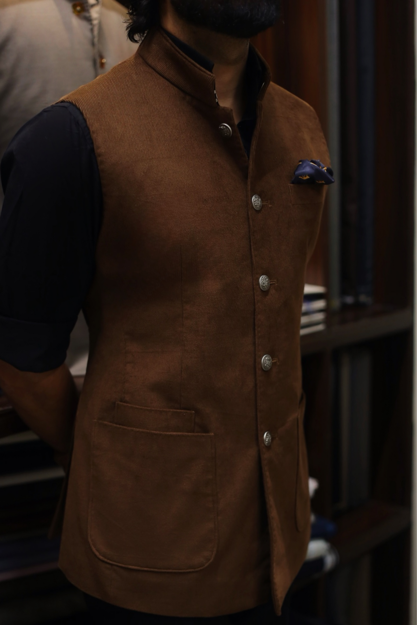 Corduroy Half Jacket