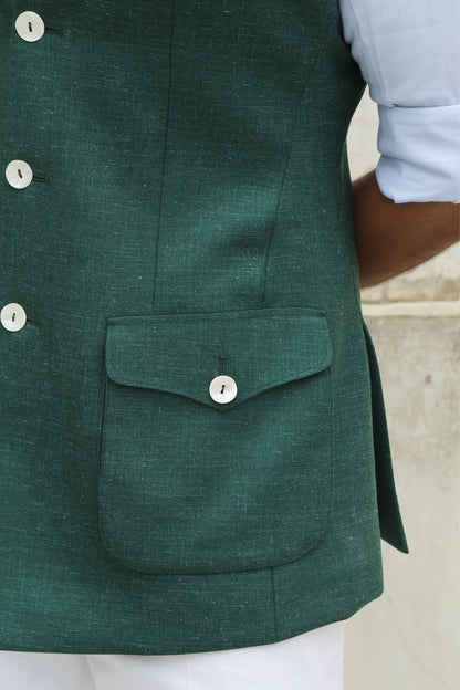 Deep Green Half Jacket