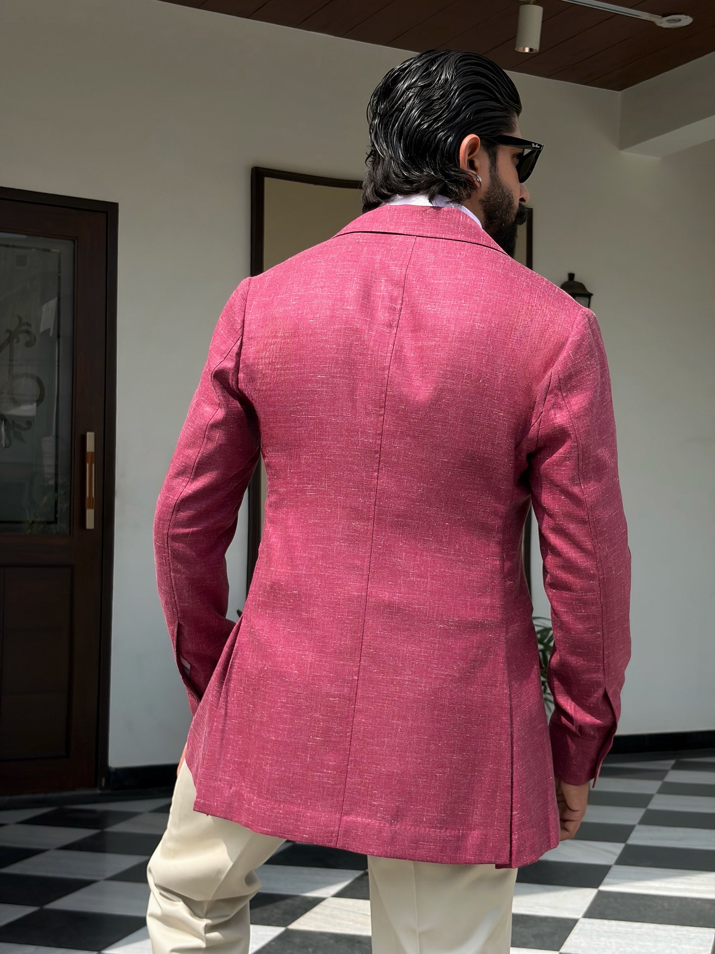 Dusty Wine Safari Jacket