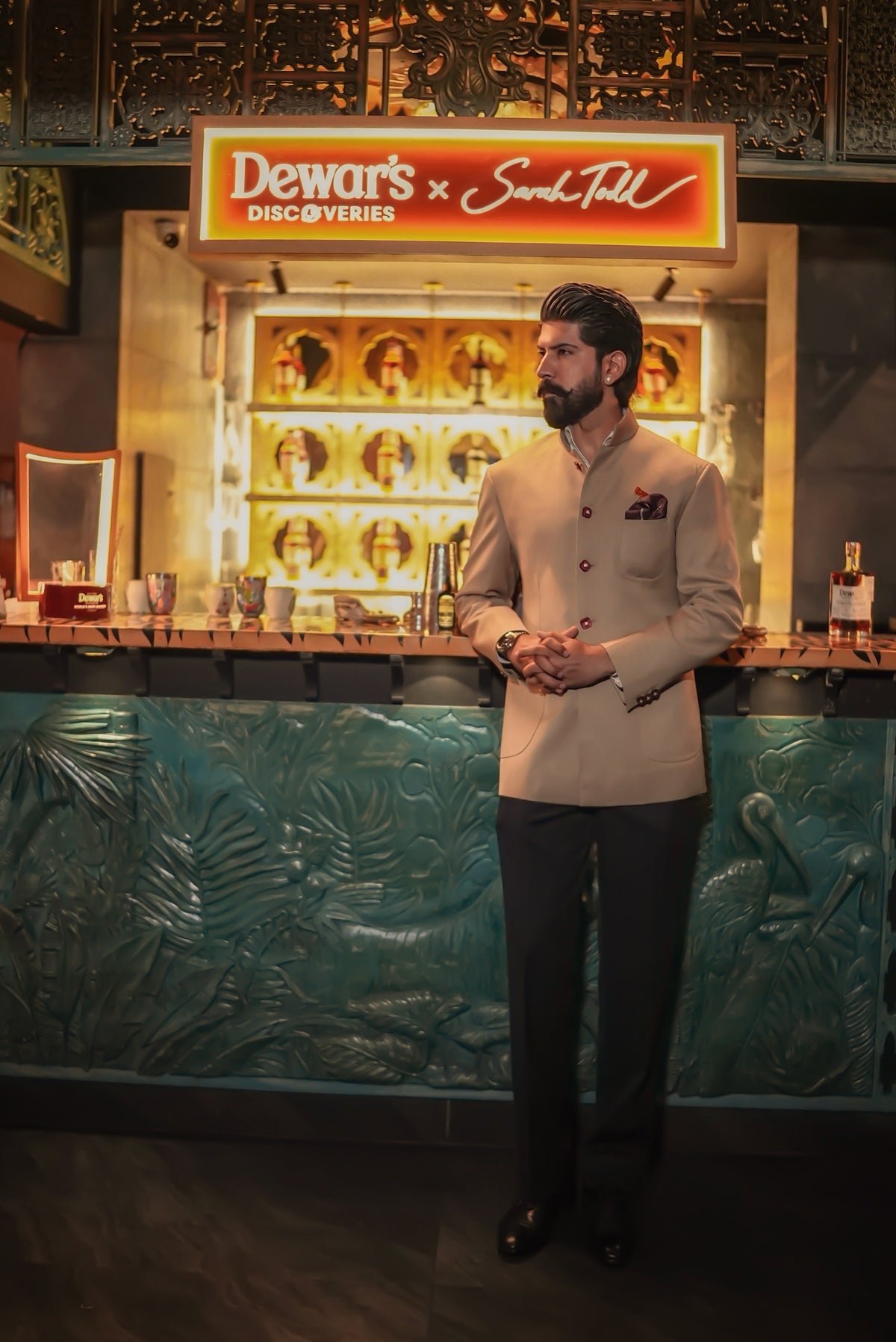 The Sandstone bandhgala suit
