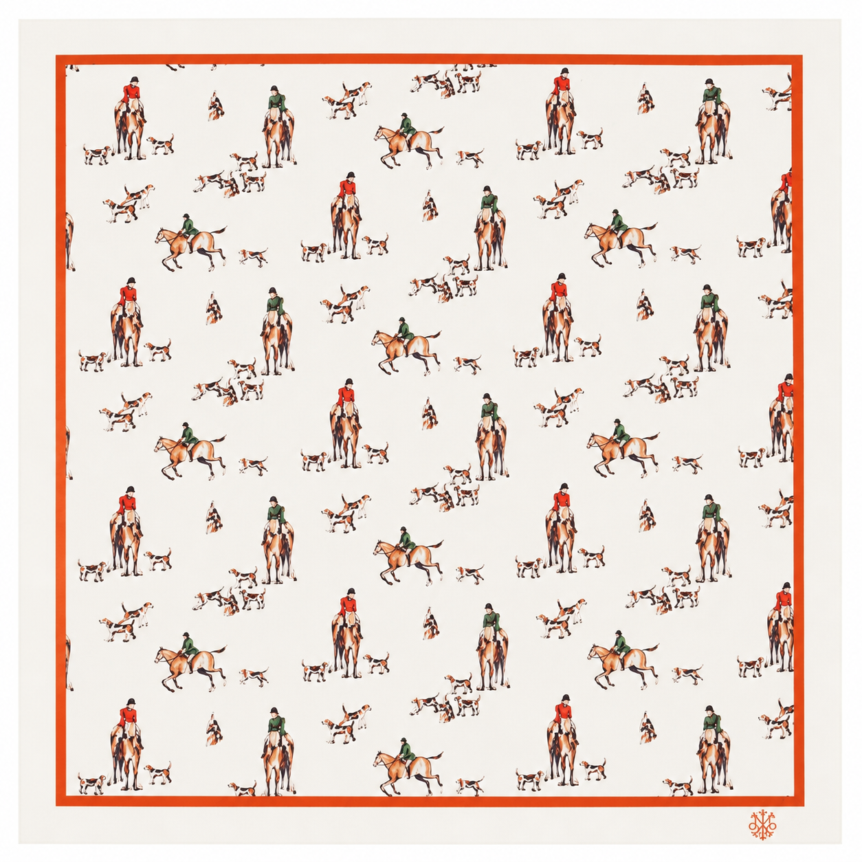 Maharaja Royal Hunt Silk Pocket Square