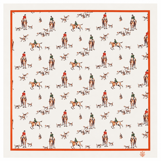 Maharaja Royal Hunt Silk Pocket Square