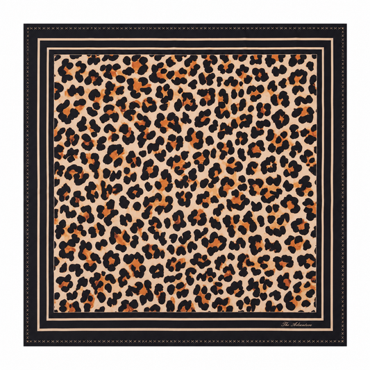 Maharaja Leopard Skin Silk Pocket Square