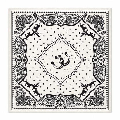 Maharaja Equestrian Bandana Silk Pocket Square