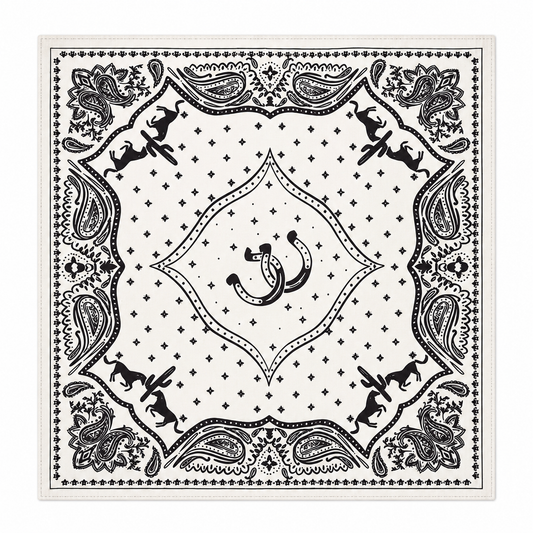 Maharaja Equestrian Bandana Silk Pocket Square