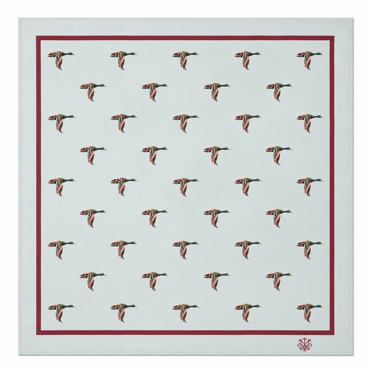 Maharaja Flying Mallard Silk Pocket Square