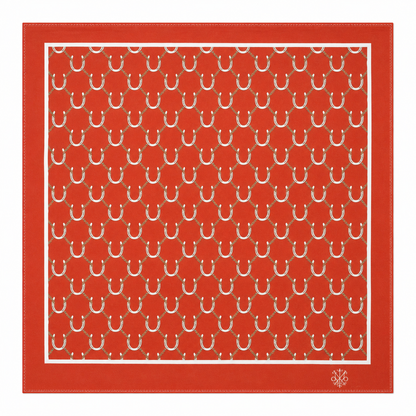Maharaja Horseshoe Silk Pocket Square