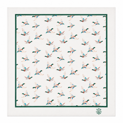 Maharaja Mallard Silk Pocket Square