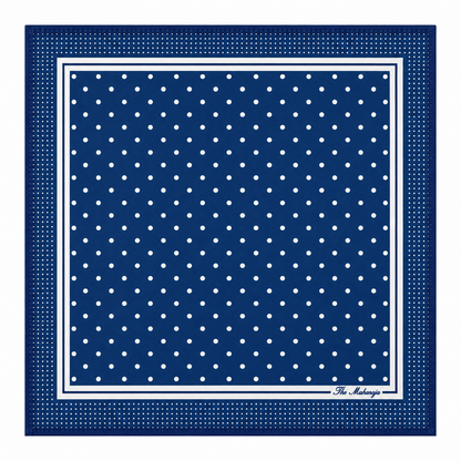 Maharaja Skylight Polka Silk Pocket Square