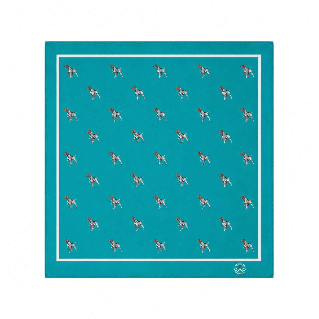 Maharaja Pointer Silk Pocket Square