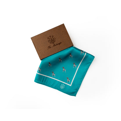 Maharaja Pointer Silk Pocket Square