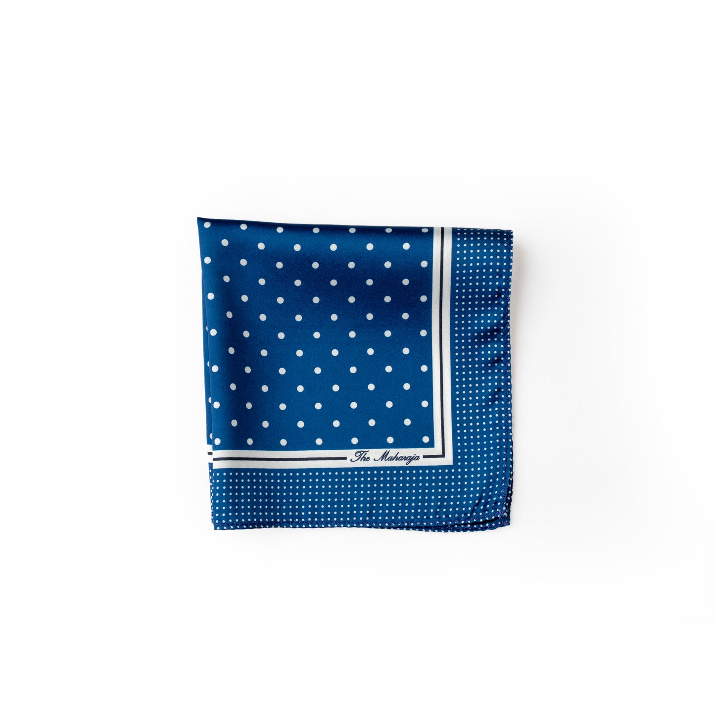 Maharaja Skylight Polka Silk Pocket Square