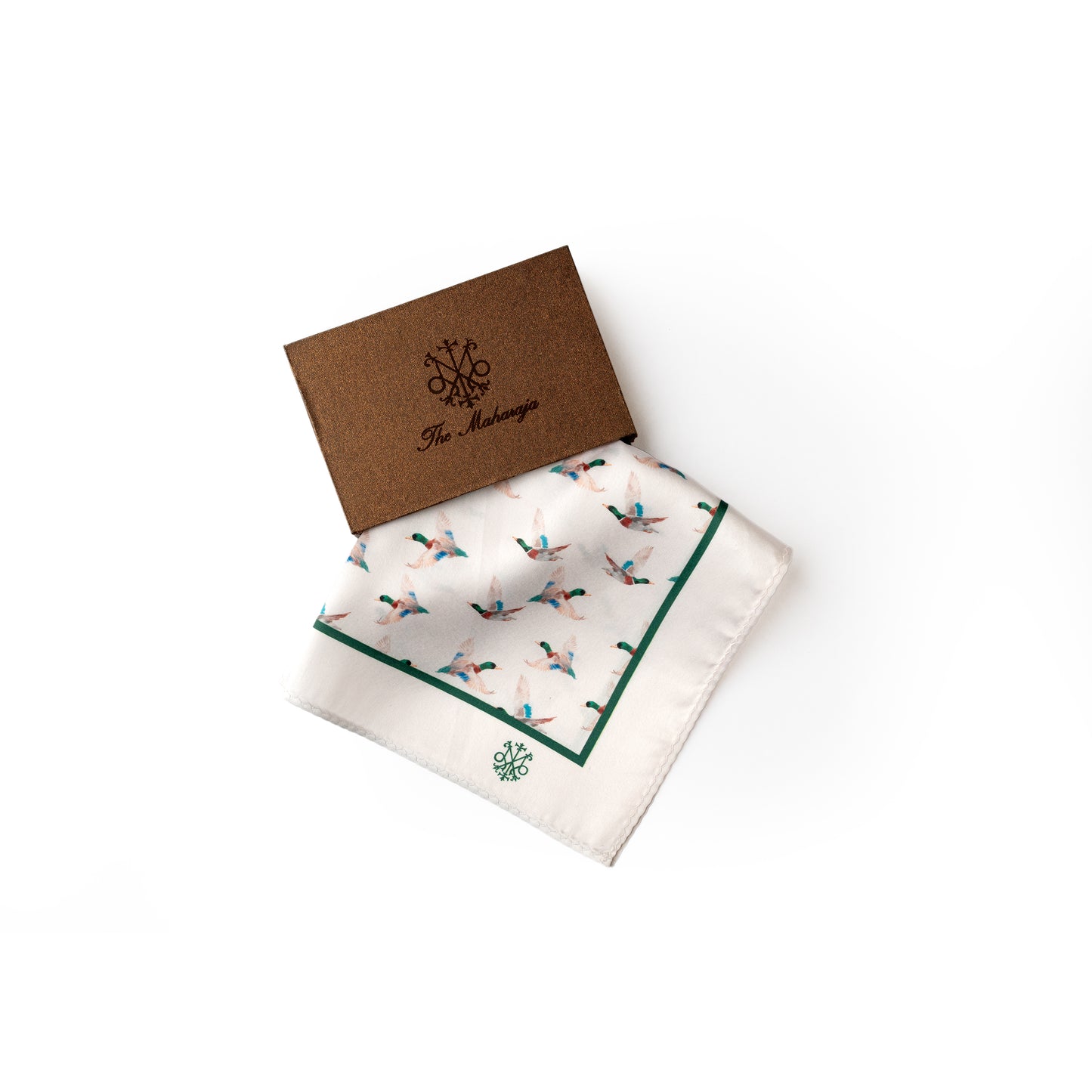 Maharaja Mallard Silk Pocket Square