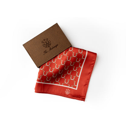 Maharaja Horseshoe Silk Pocket Square