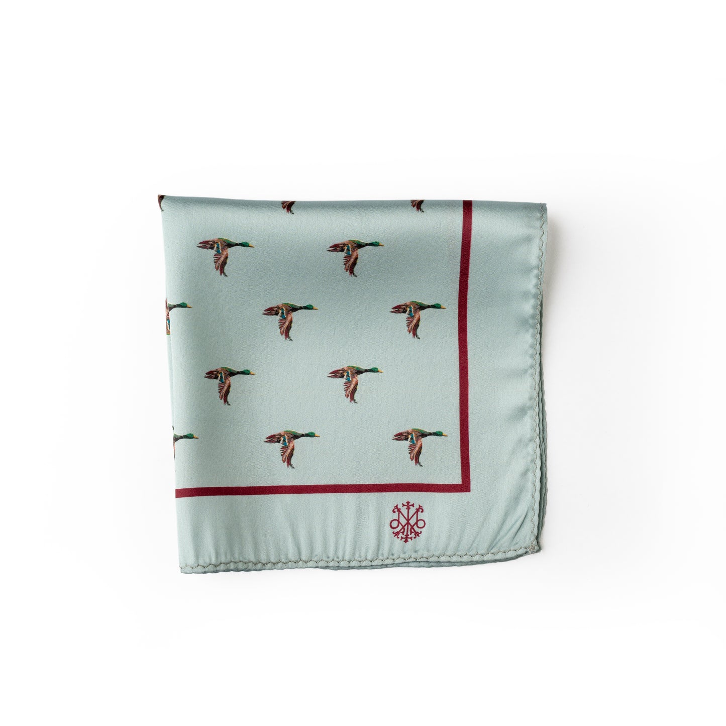 Maharaja Flying Mallard Silk Pocket Square