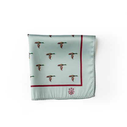 Maharaja Flying Mallard Silk Pocket Square