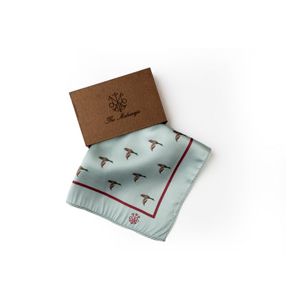Maharaja Flying Mallard Silk Pocket Square