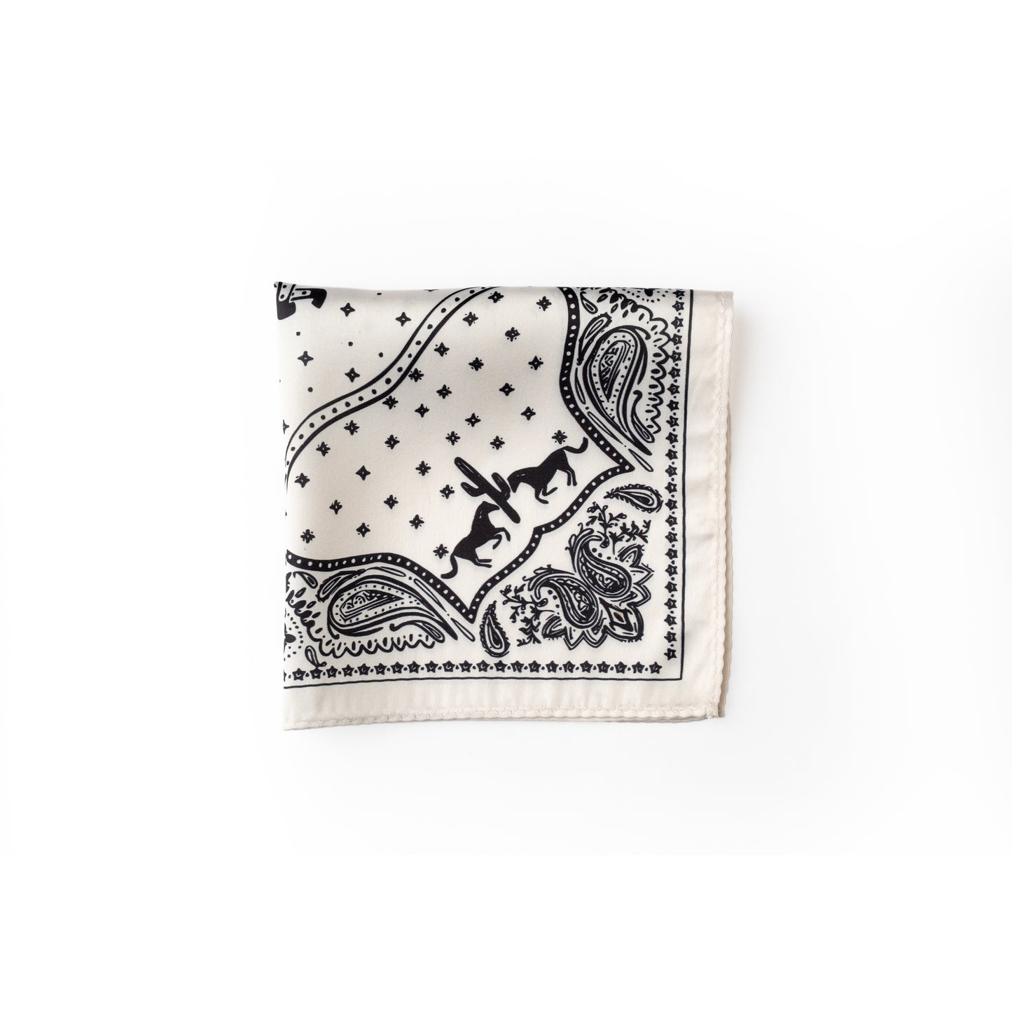 Maharaja Equestrian Bandana Silk Pocket Square