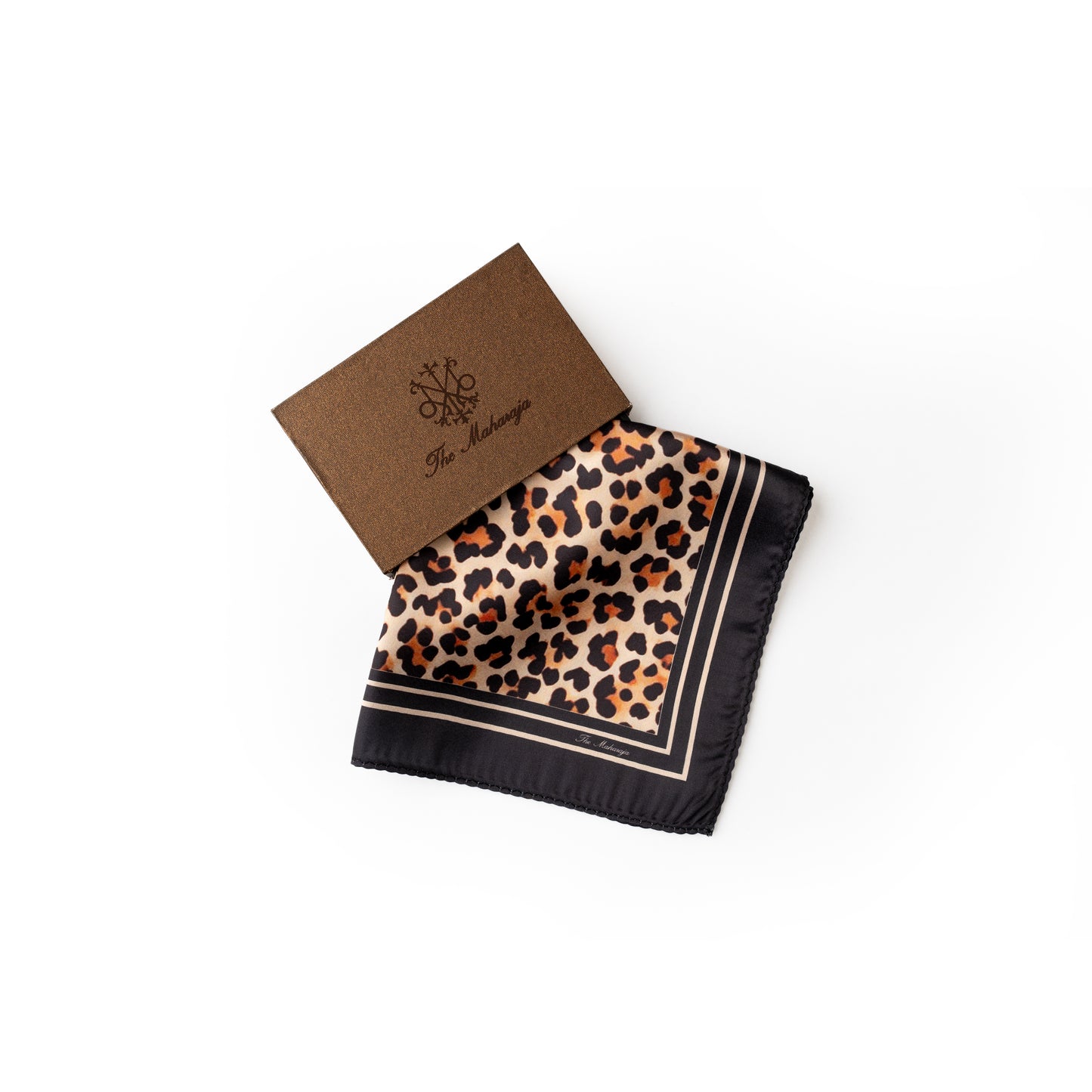 Maharaja Leopard Skin Silk Pocket Square