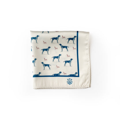 Maharaja Sporting Estate Silk Pocket Square