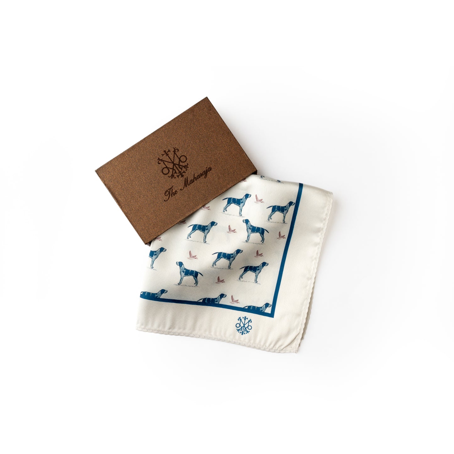Maharaja Sporting Estate Silk Pocket Square