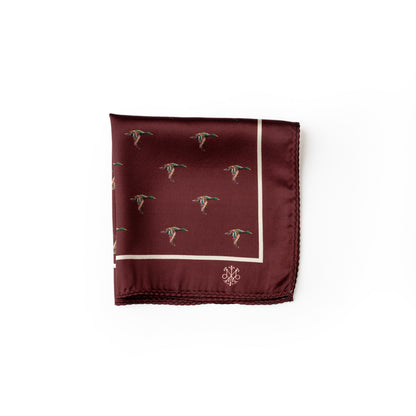 Maharaja Mallard Flight Silk Pocket Square