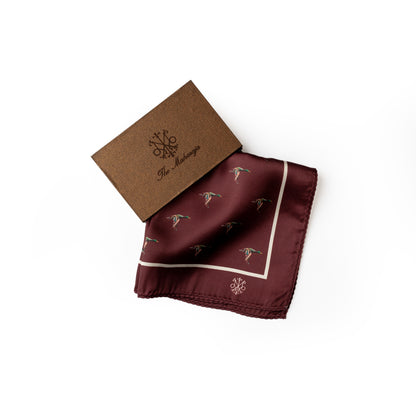 Maharaja Mallard Flight Silk Pocket Square