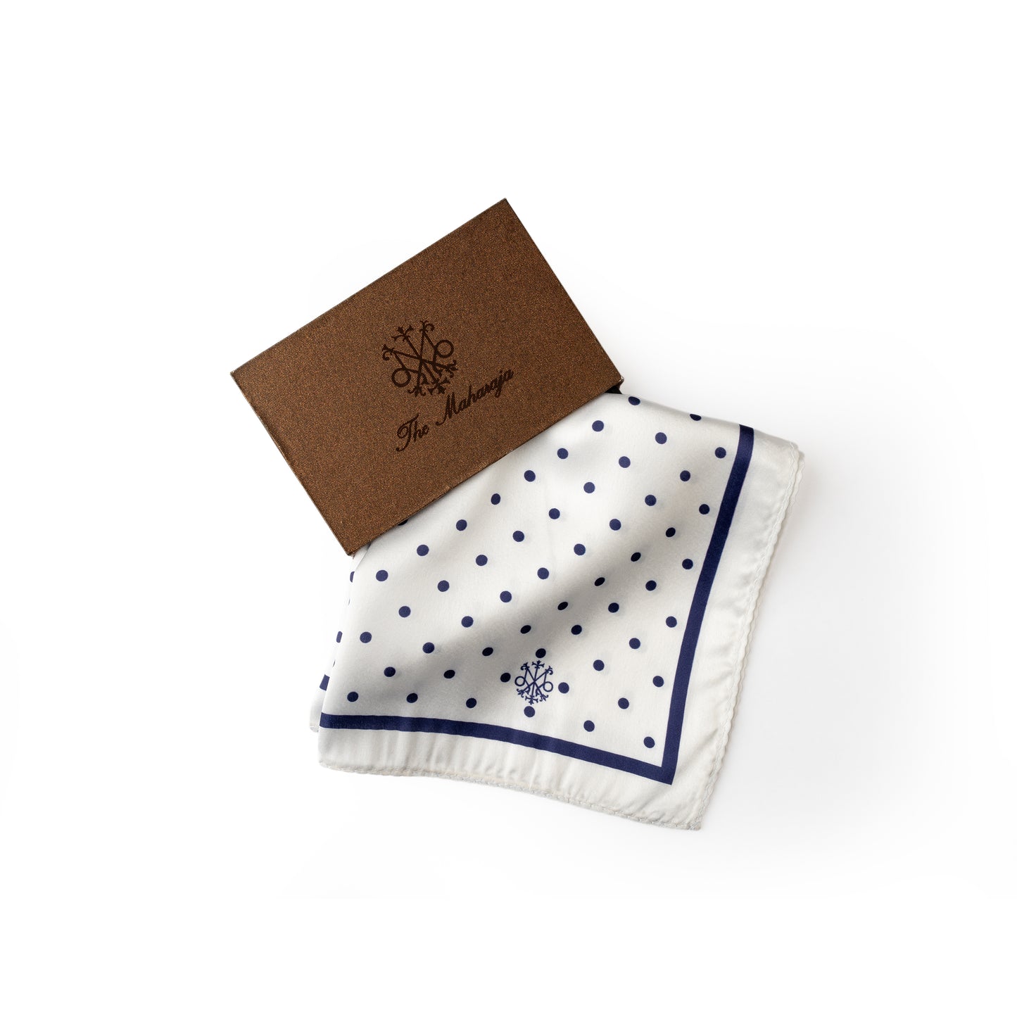Maharaja Classic Polka Silk Pocket Square