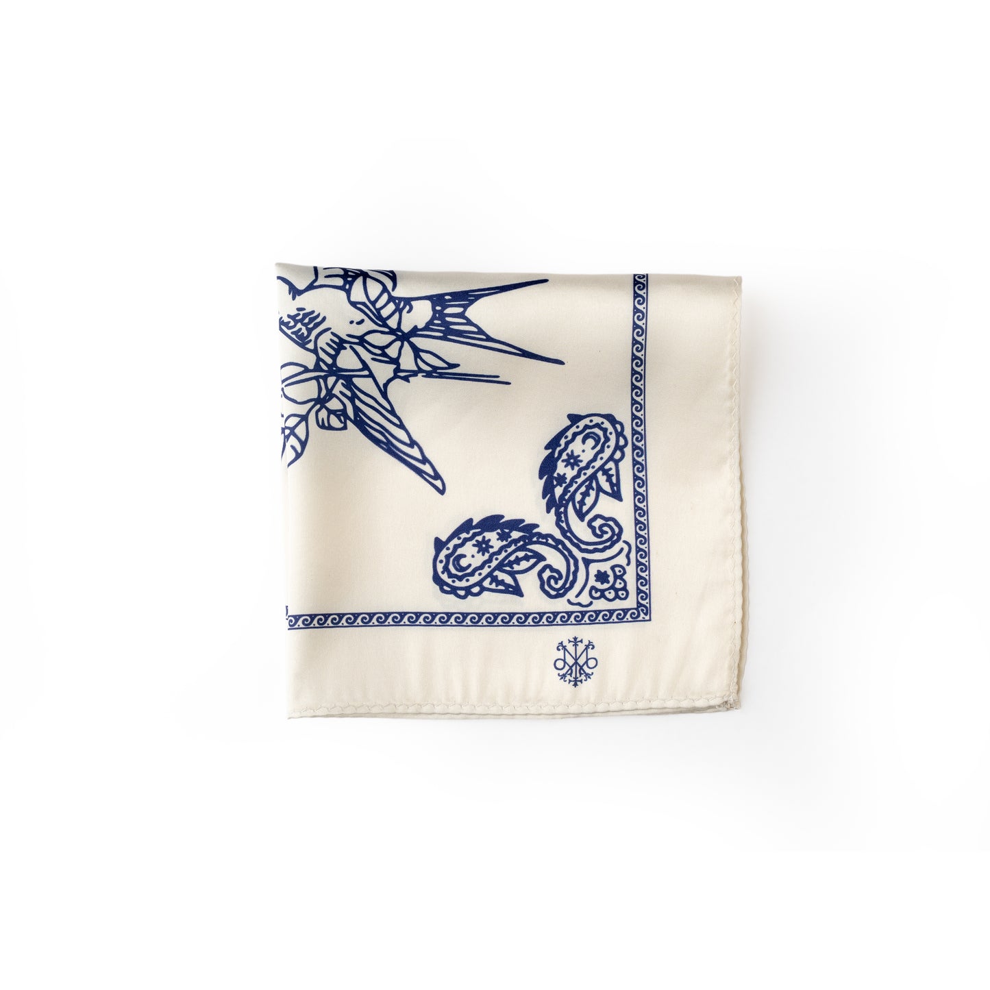 Maharaja Aviary Romance Silk Pocket Square