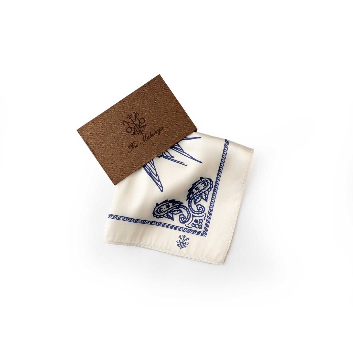 Maharaja Aviary Romance Silk Pocket Square