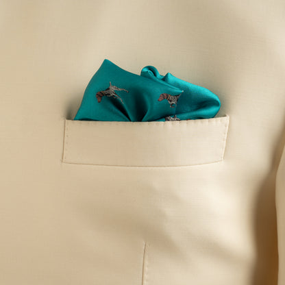 Maharaja Pointer Silk Pocket Square