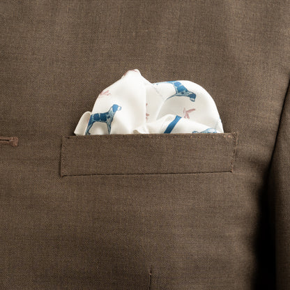 Maharaja Sporting Estate Silk Pocket Square