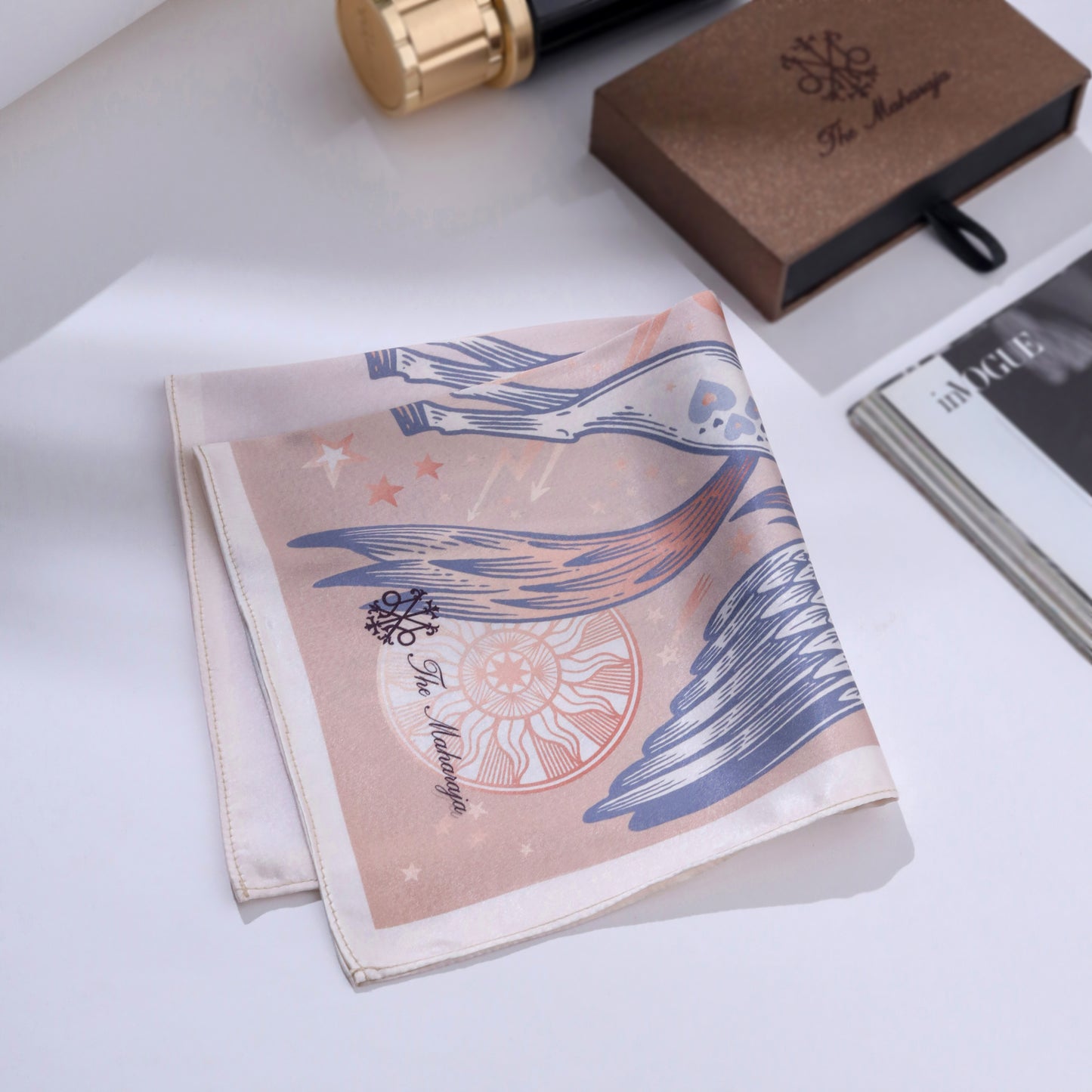 Celestial Blush - Pocket Square By TMMFR