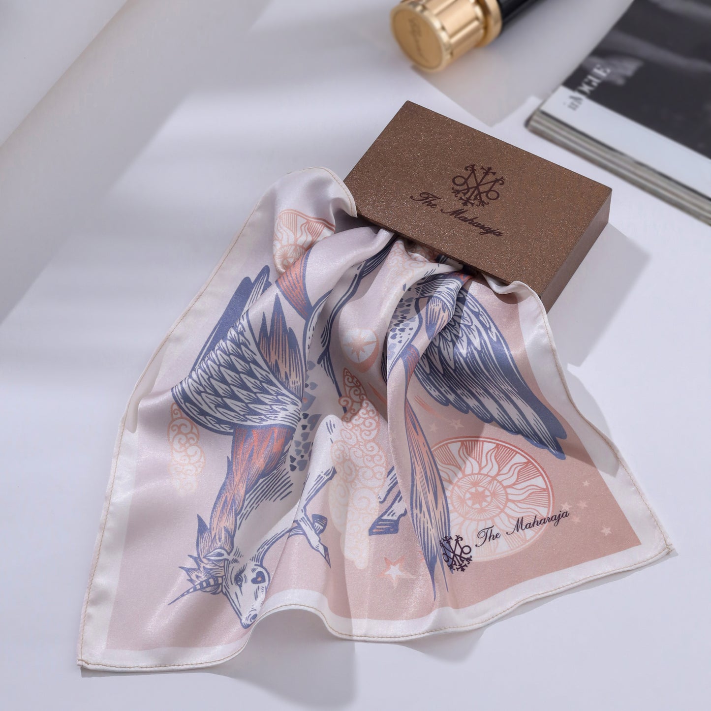 Celestial Blush - Pocket Square By TMMFR