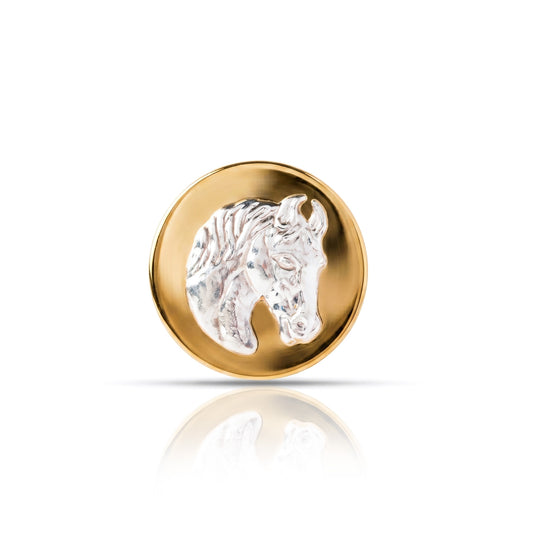 The Marwar Horse Crest Button